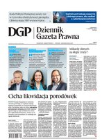 okłada najnowszego numeru Dziennik Gazeta Prawna