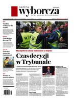 widok pierwszej strony Gazeta Wyborcza