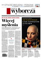 okłada najnowszego numeru Gazeta Wyborcza