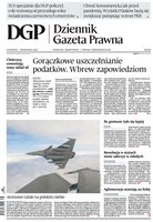 okłada najnowszego numeru Dziennik Gazeta Prawna