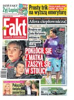 okłada najnowszego numeru Fakt