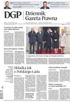 okłada najnowszego numeru Dziennik Gazeta Prawna