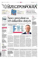 okłada najnowszego numeru Rzeczpospolita