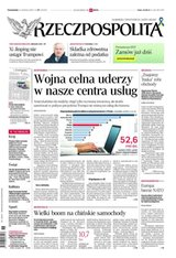 okłada najnowszego numeru Rzeczpospolita