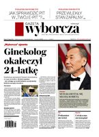 okłada najnowszego numeru Gazeta Wyborcza