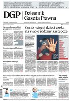 okłada najnowszego numeru Dziennik Gazeta Prawna