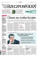 okłada najnowszego numeru Rzeczpospolita