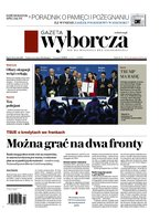 okłada najnowszego numeru Gazeta Wyborcza