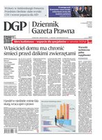 okłada najnowszego numeru Dziennik Gazeta Prawna