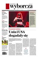 okłada najnowszego numeru Gazeta Wyborcza