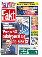 okłada najnowszego numeru Fakt