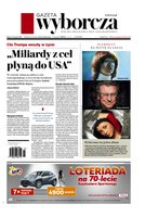 okłada najnowszego numeru Gazeta Wyborcza