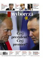 okłada najnowszego numeru Gazeta Wyborcza