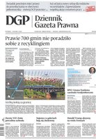 okłada najnowszego numeru Dziennik Gazeta Prawna