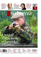 okłada najnowszego numeru Gazeta Wyborcza