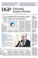 okłada najnowszego numeru Dziennik Gazeta Prawna