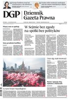 okłada najnowszego numeru Dziennik Gazeta Prawna