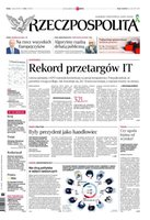 okłada najnowszego numeru Rzeczpospolita