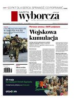 okłada najnowszego numeru Gazeta Wyborcza