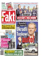 okłada najnowszego numeru Fakt