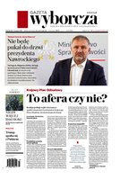 okłada najnowszego numeru Gazeta Wyborcza