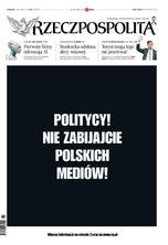 okłada najnowszego numeru Rzeczpospolita