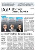 okłada najnowszego numeru Dziennik Gazeta Prawna