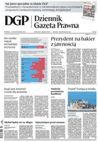 okłada najnowszego numeru Dziennik Gazeta Prawna
