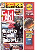 okłada najnowszego numeru Fakt