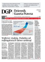 okłada najnowszego numeru Dziennik Gazeta Prawna