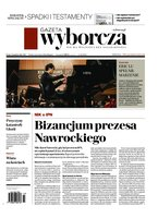 okłada najnowszego numeru Gazeta Wyborcza
