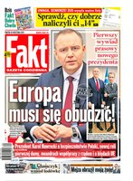 okłada najnowszego numeru Fakt