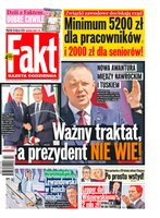 okłada najnowszego numeru Fakt