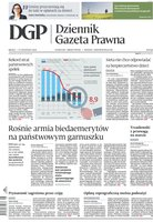 okłada najnowszego numeru Dziennik Gazeta Prawna