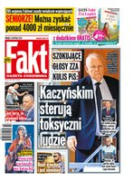 okłada najnowszego numeru Fakt