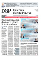 okłada najnowszego numeru Dziennik Gazeta Prawna