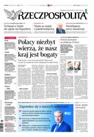 okłada najnowszego numeru Rzeczpospolita