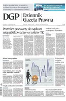 okłada najnowszego numeru Dziennik Gazeta Prawna