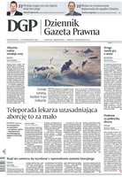 okłada najnowszego numeru Dziennik Gazeta Prawna