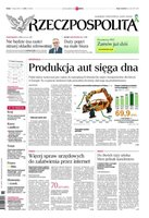 okłada najnowszego numeru Rzeczpospolita