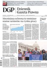 okłada najnowszego numeru Dziennik Gazeta Prawna