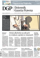 okłada najnowszego numeru Dziennik Gazeta Prawna