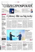 okłada najnowszego numeru Rzeczpospolita