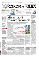 okłada najnowszego numeru Rzeczpospolita
