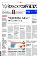okłada najnowszego numeru Rzeczpospolita