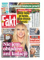 okłada najnowszego numeru Fakt