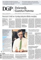 okłada najnowszego numeru Dziennik Gazeta Prawna