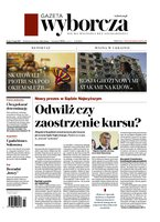 okłada najnowszego numeru Gazeta Wyborcza