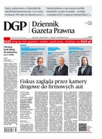 okłada najnowszego numeru Dziennik Gazeta Prawna