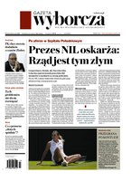 okłada najnowszego numeru Gazeta Wyborcza